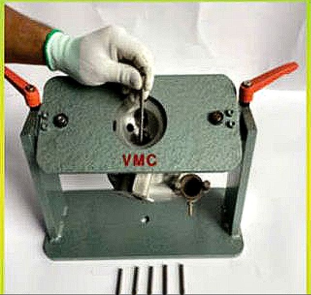 Gắn cây định tâm